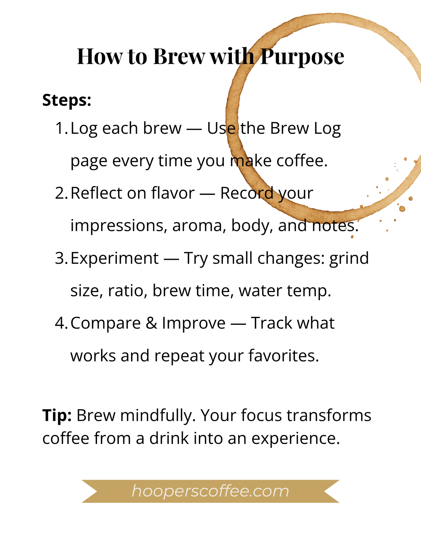 Brew Master Journal (PDF DOWNLOAD)