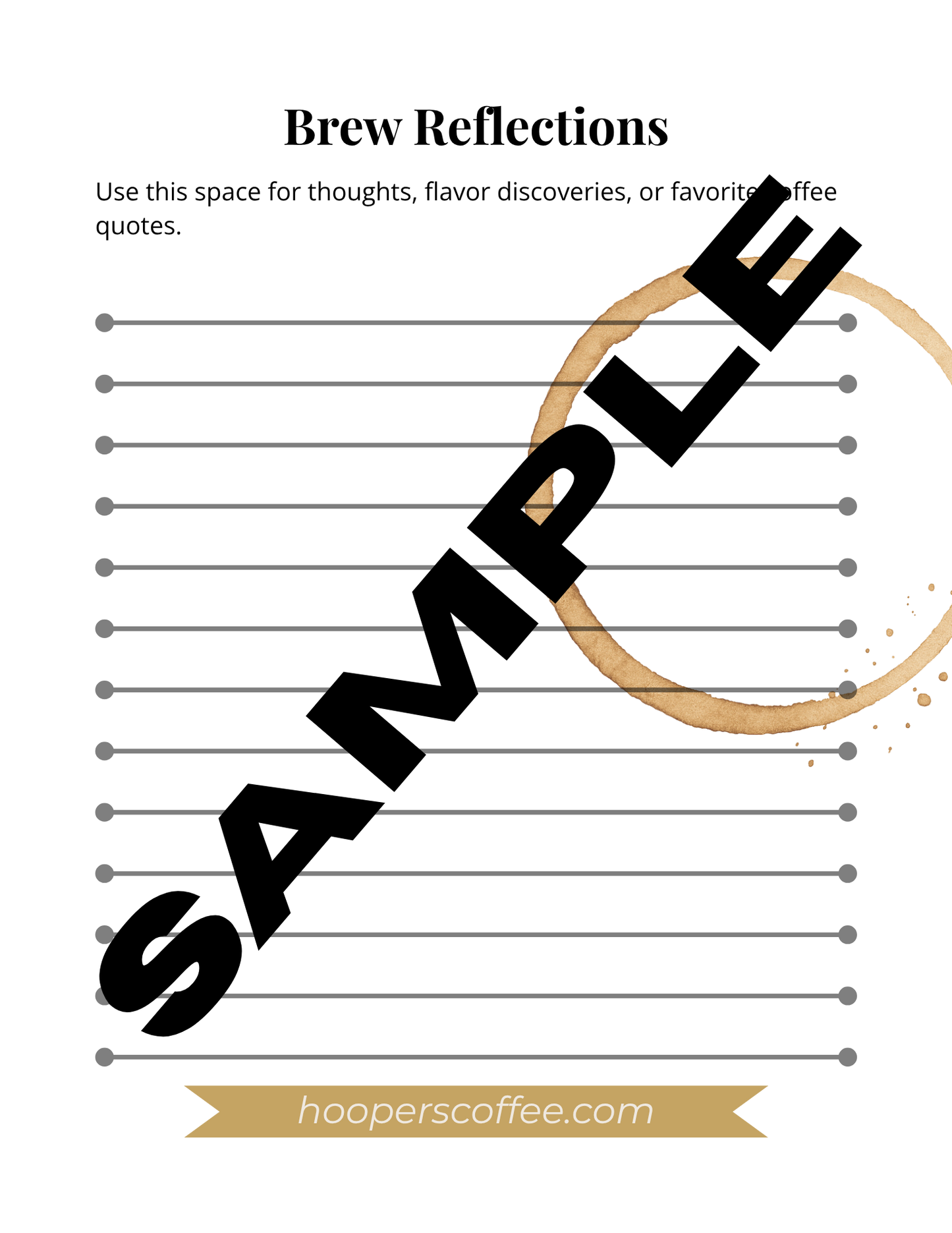 Brew Master Journal (PDF DOWNLOAD)